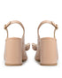 Zapatilla Nude Slingback Moño 9029
